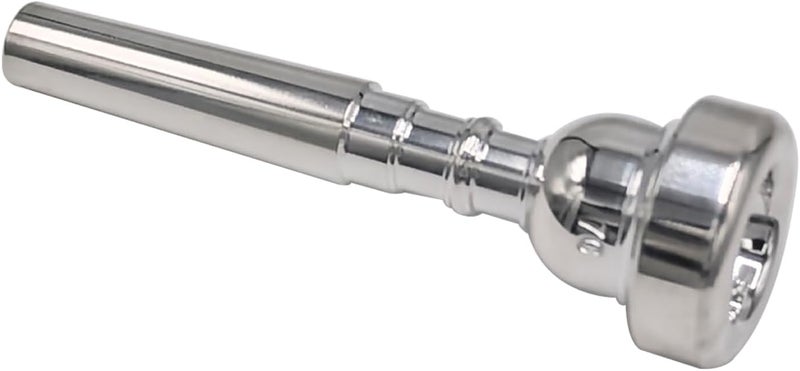 Cheerock 7C Trumpet Mouthpiece - Silver Plated, Compatible with Beginners and Professionals - Image 4